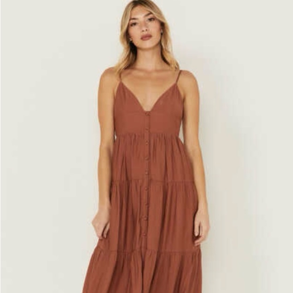 Wishlist Women’s Chambray Tired Maxi Dress